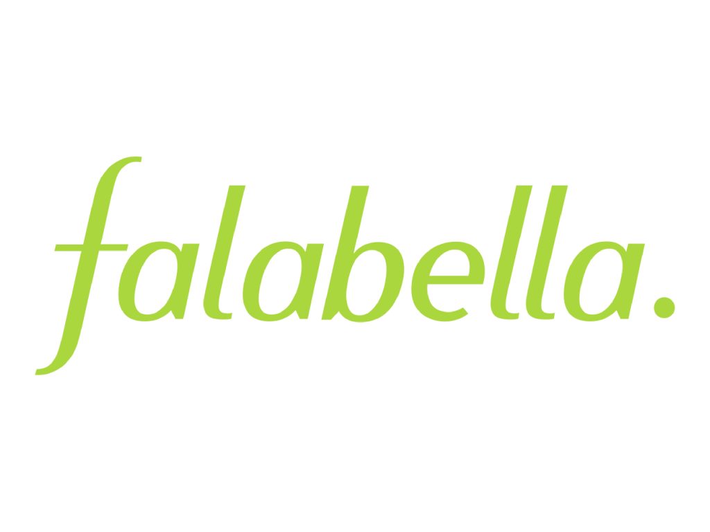Logo de Falabella, cliente de DCS en suministro de materiales para su Centro de Distribución en San Bernardo.